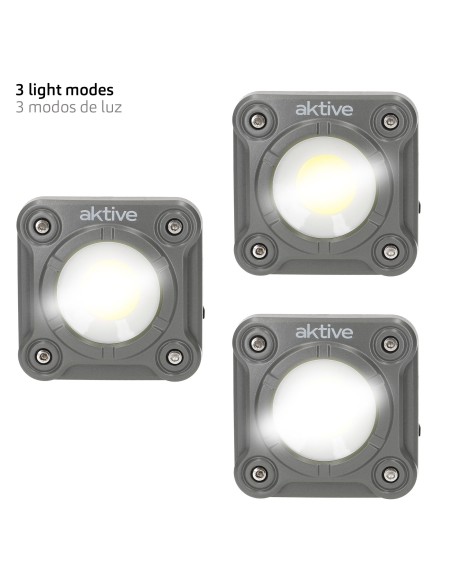 Spot LED portátil 3 posições c/USB Aktive | Distria