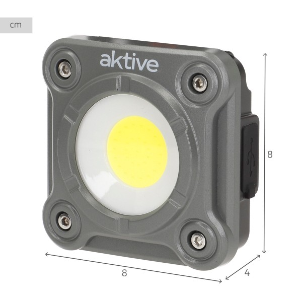 Spot LED portátil 3 posições c/USB Aktive | Distria