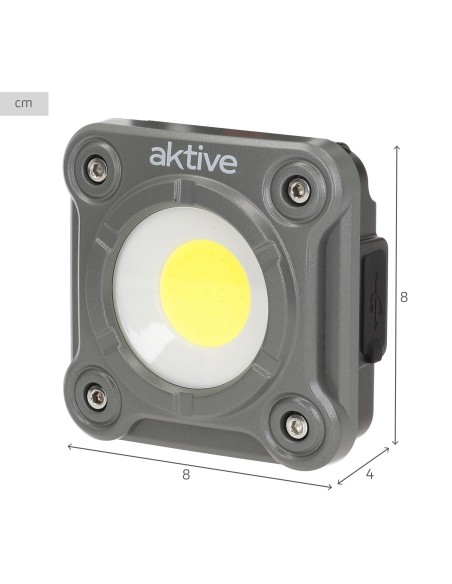 Spot LED portátil 3 posições c/USB Aktive | Distria