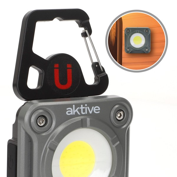 Spot LED portátil 3 posições c/USB Aktive | Distria