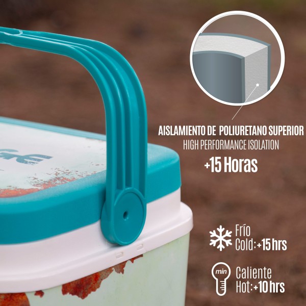 Aktive Cooler de praia rígido estilo clássico de 24 L | Distria