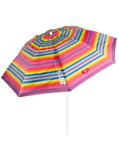 Aktive Guarda-sol de 240 cm com riscas multicoloridas | Distria