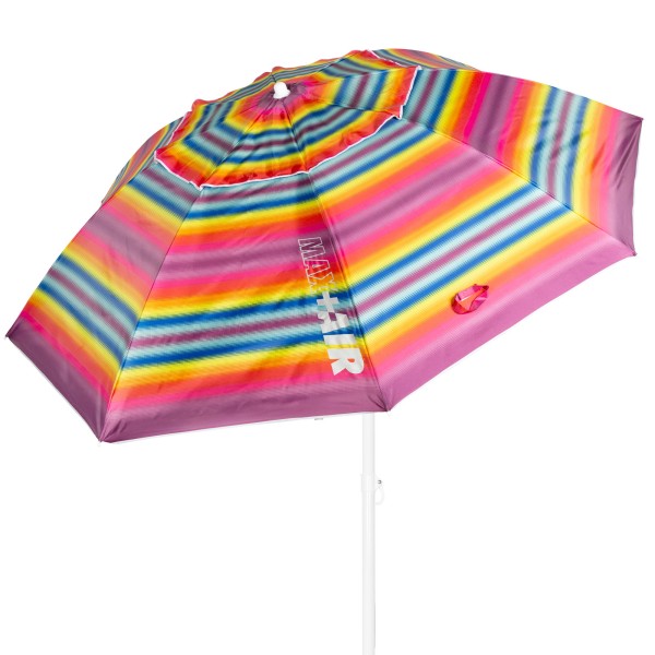 Aktive Guarda-sol de 240 cm com riscas multicoloridas | Distria
