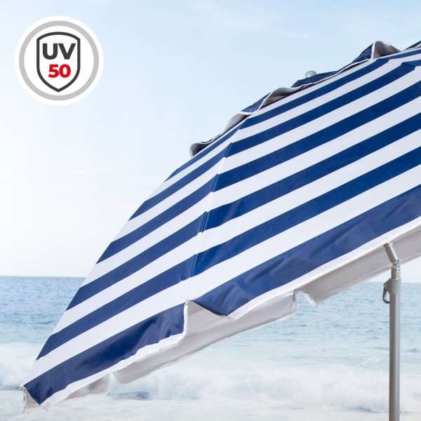 Aktive Guarda-sol de praia à prova de vento 240 cm | Distria