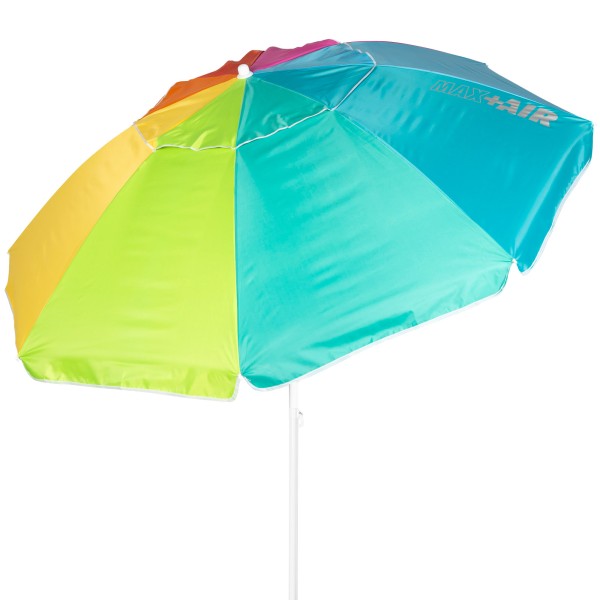 Aktive Guarda-sol de praia à prova de vento 240 cm multicolorido | Distria
