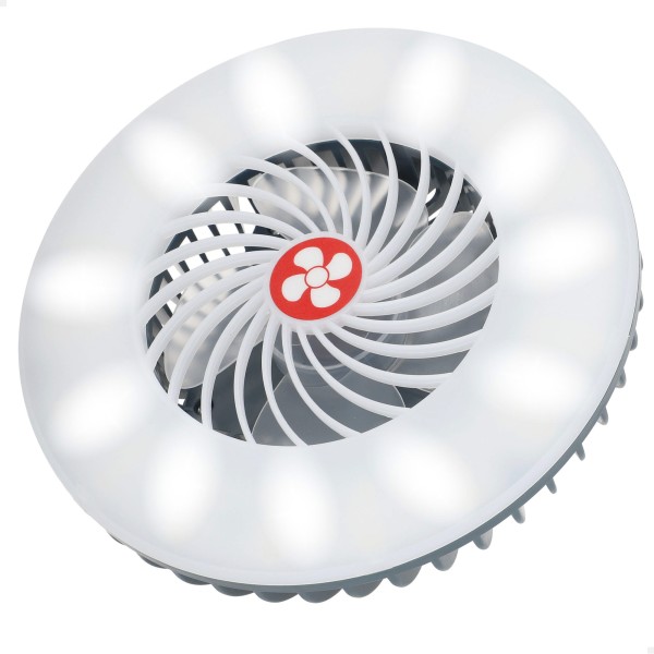Luminária LED com Ventilador e Carregador USB | Distria