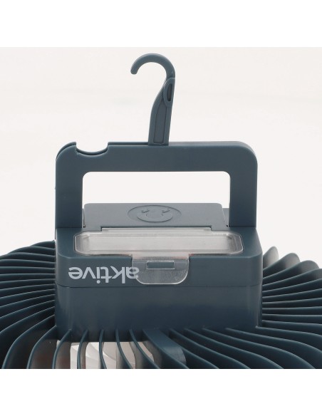 Luminária LED com Ventilador e Carregador USB | Distria