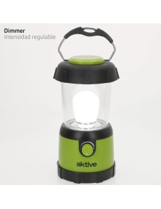 Lâmpada de acampamento LED de 400 lúmens com intensidade ajustável | Distria 2