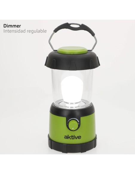 Lâmpada de acampamento LED de 400 lúmens com intensidade ajustável | Distria