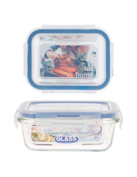 Max Home Pack 3 recipientes herméticos de vidrio 330/800/1500 ml