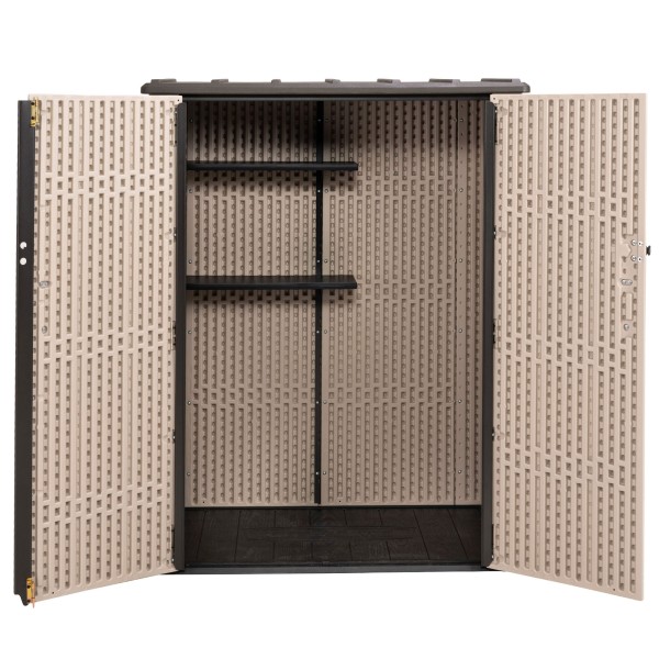 Armário vertical externo de 1.500 L com prateleiras | Distria