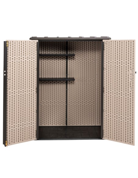 Armário vertical externo de 1.500 L com prateleiras | Distria