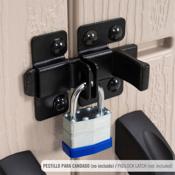 Armário vertical externo de 1.500 L com prateleiras | Distria