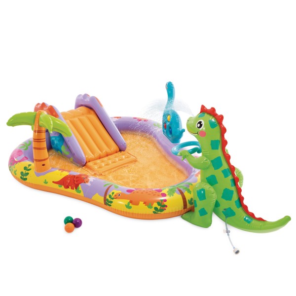 Centro de recreação aquática Dino Park com toboágua | Distria