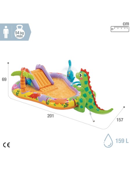 Centro de recreação aquática Dino Park com toboágua | Distria