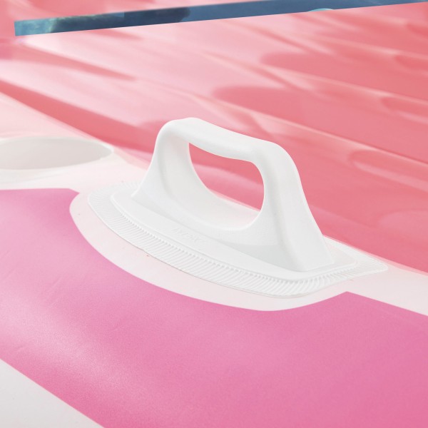 Colchão inflável Pink Paradise com teto e porta-copos | Distria
