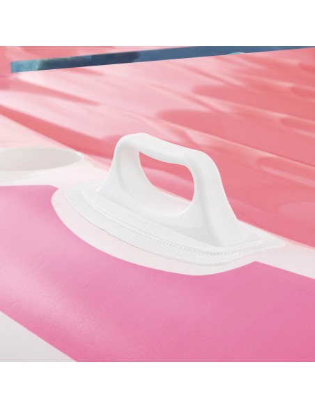 Colchão inflável Pink Paradise com teto e porta-copos | Distria