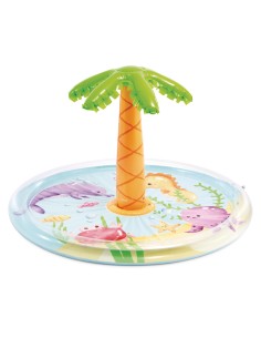 Piscina infantil inflável Spray Palmera com aspersor | Distria
