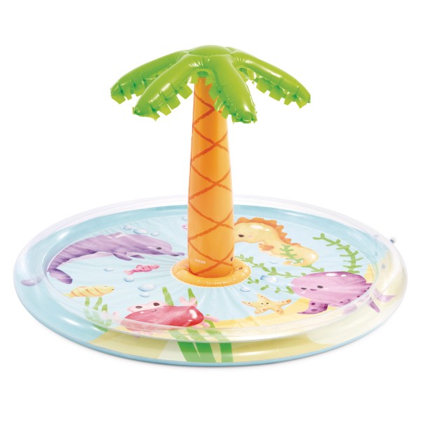Piscina infantil inflável Spray Palmera com aspersor | Distria