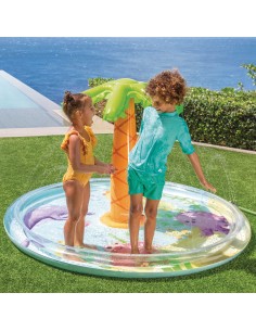 Piscina infantil inflável Spray Palmera com aspersor | Distria 2