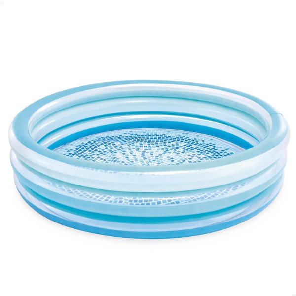 Piscina infantil inflável Blue Biss com piso estampado | Distria