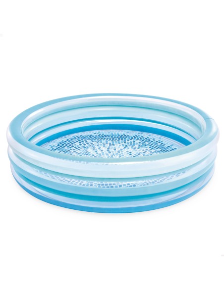 Piscina infantil inflável Blue Biss com piso estampado | Distria