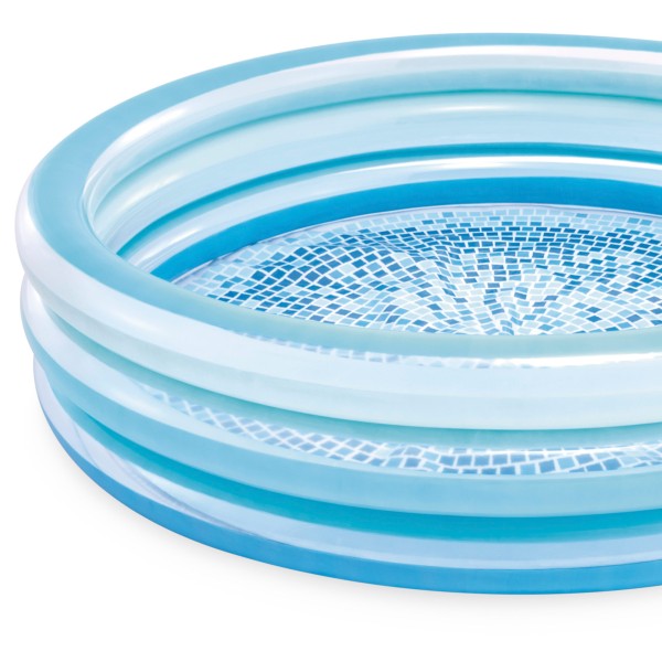 Piscina infantil inflável Blue Biss com piso estampado | Distria