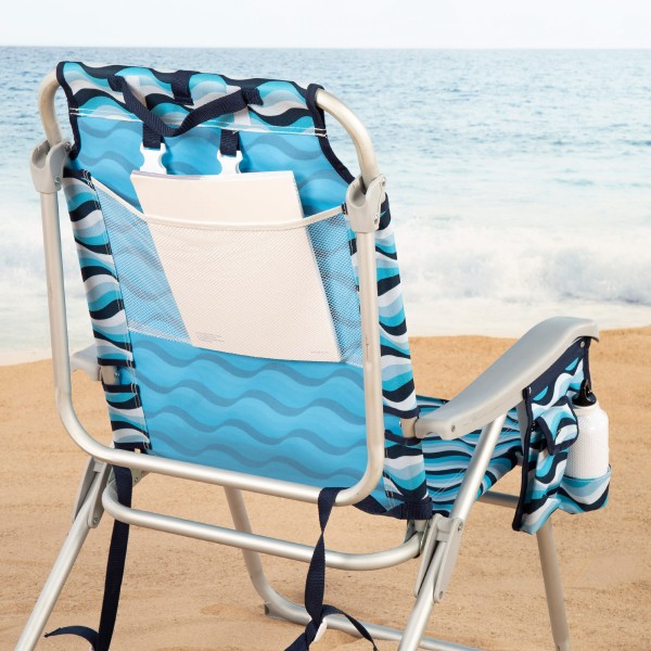 Aktive Cadeira de praia tipo mochila Aruba com 5 posições | Distria