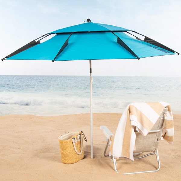 Aktive Guarda-sol de praia à prova de vento com proteção UV50, 200 cm | Distria