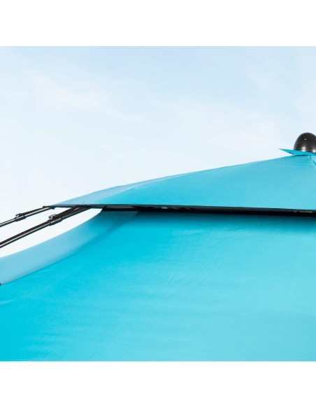 Aktive Guarda-sol de praia à prova de vento com proteção UV50, 200 cm | Distria
