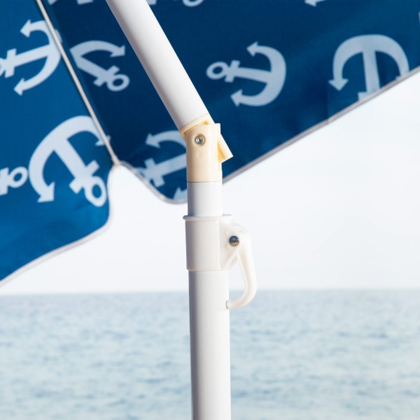 Aktive Guarda-chuva de praia de 220 cm azul