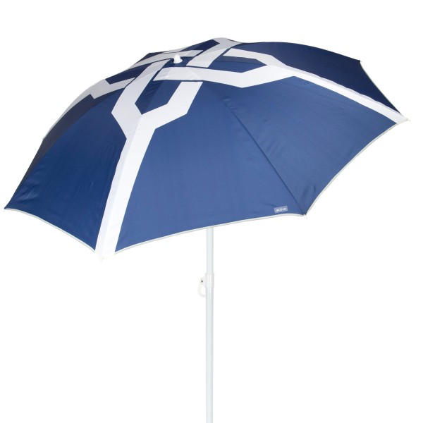 Aktive Impressão azul de guarda-sol de praia 200 cm | Distria