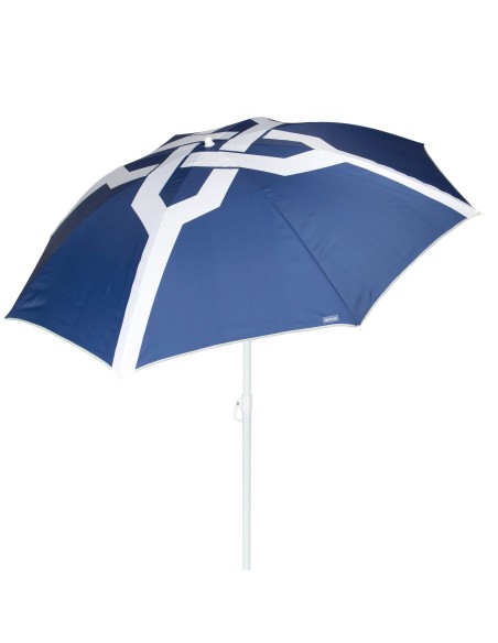 Aktive Impressão azul de guarda-sol de praia 200 cm | Distria