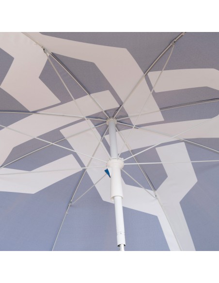 Aktive Impressão azul de guarda-sol de praia 200 cm | Distria