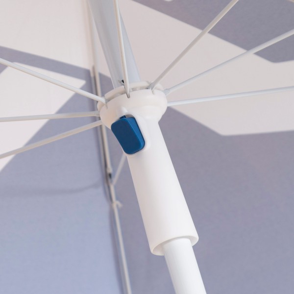 Aktive Impressão azul de guarda-sol de praia 200 cm | Distria