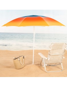 Aktive Guarda-sol de praia com estampa multicolorida 200 cm | Distria 2