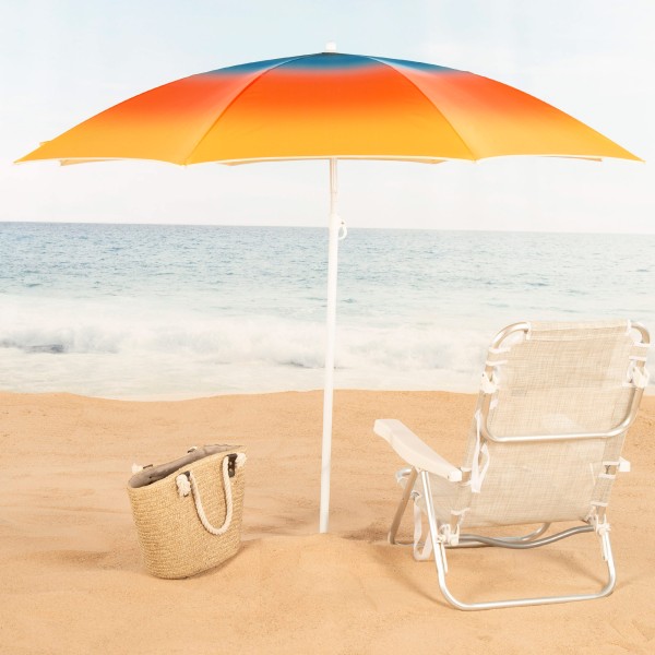 Aktive Guarda-sol de praia com estampa multicolorida 200 cm | Distria