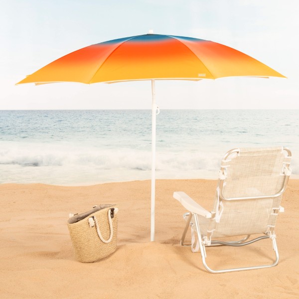 Aktive Guarda-sol de praia estampado multicolorido 180 cm | Distria