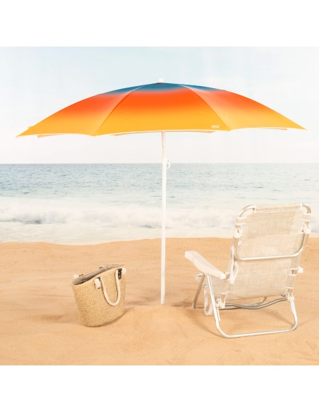 Aktive Guarda-sol de praia estampado multicolorido 180 cm | Distria