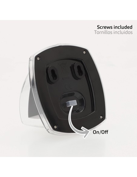 Aktive Set de 2 apliques solares LED 3 lúmenes IP44