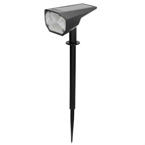 Farol solar LED com luz e colorida 8x11x37 cm | Distria