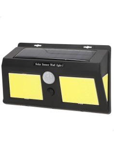 Luminária de parede solar LED de 500 lúmens com sensor de movimento | Distria