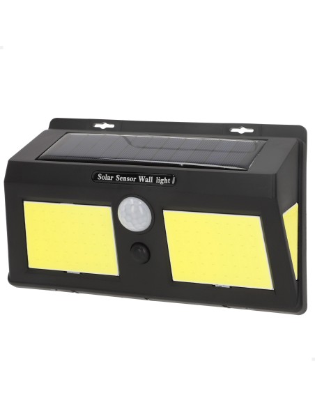 Luminária de parede solar LED de 500 lúmens com sensor de movimento | Distria