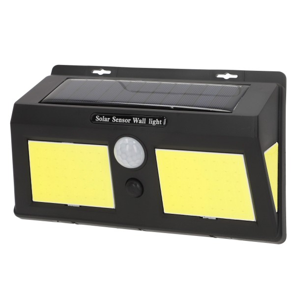 Luminária de parede solar LED de 500 lúmens com sensor de movimento | Distria