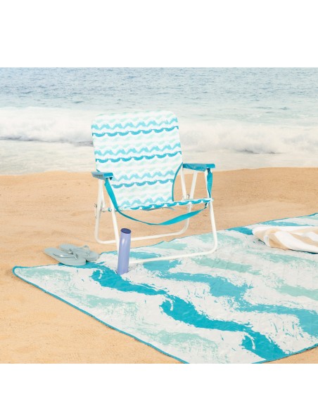 Aktive Esteira de praia impermeável acolchoada 200x150cm | Distria