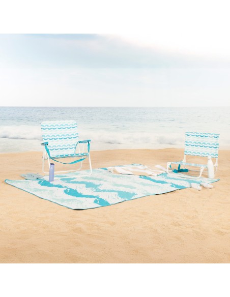 Aktive Esteira de praia impermeável acolchoada 200x150cm | Distria