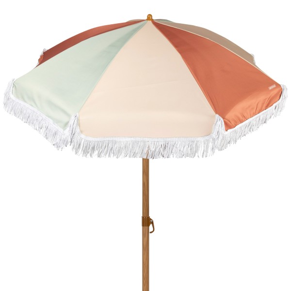 Aktive Guarda-sol de praia multicolorido de 200 cm com franjas | Distria