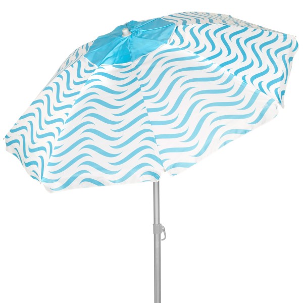 Aktive guarda-sol de praia à prova de vento 220 cm ondas praia | Distria
