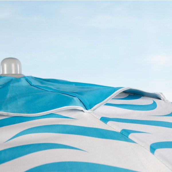 Aktive guarda-sol de praia à prova de vento 220 cm ondas praia | Distria
