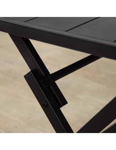 Aktive Conjunto de mesa de jardim dobrável e 2 cadeiras em aço | Distria